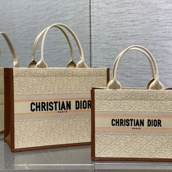 Dior Book Tote Beige Tote Bag