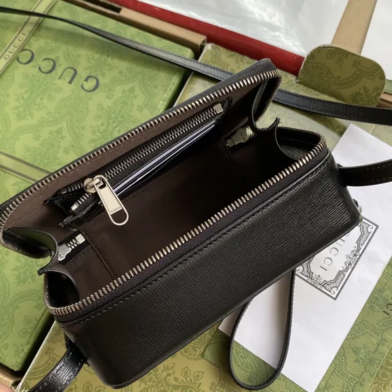 Gucci Gg Marmont Belt Bag Чёрный/Серый Belt Bag