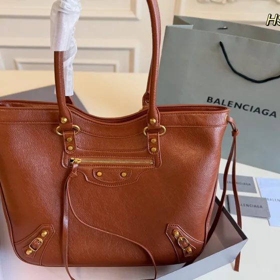 Balenciaga Neo Classic City Tote Brown Tote Bag
