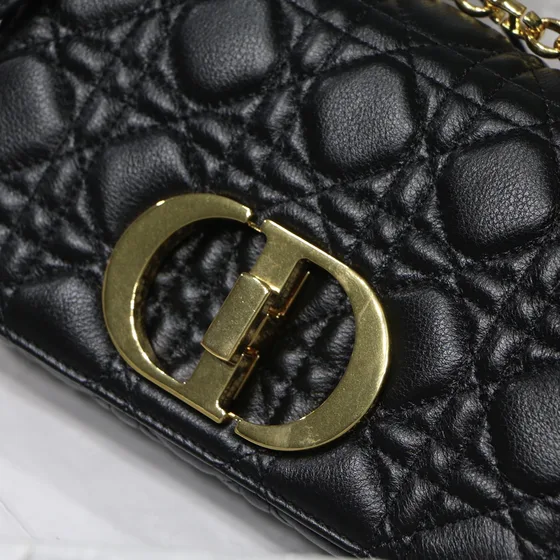 Dior Dior Caro Preto Bolsa de ombro