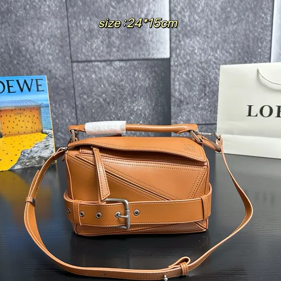 Loewe Puzzle Bumbag Noir 24*15cm Belt Bag