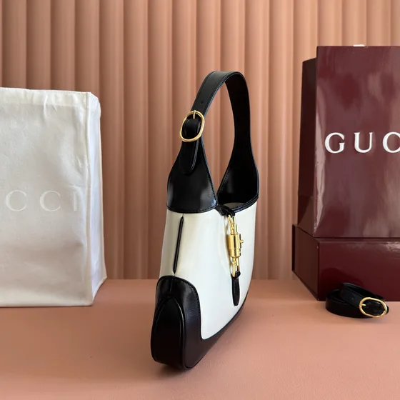 Gucci Jackie 1961 Small Shoulder Bag Trắng And Đen Shoulder Bag