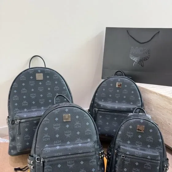 MCM Stark Backpack Phantom Grey Backpack