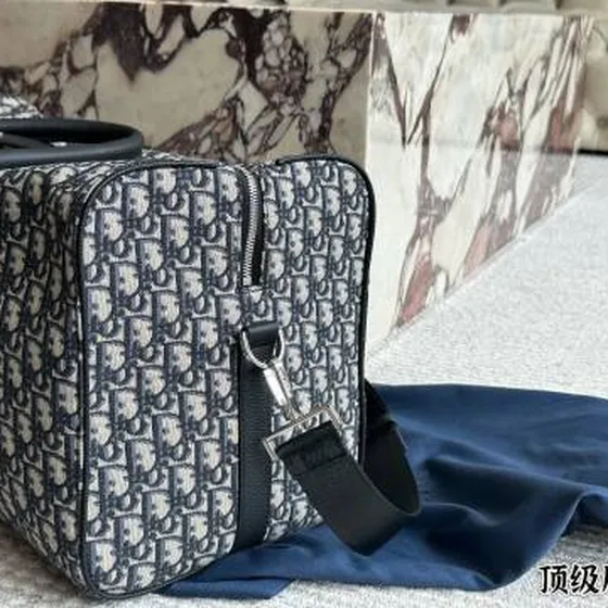 Dior Oblique Lacivert Bej travel