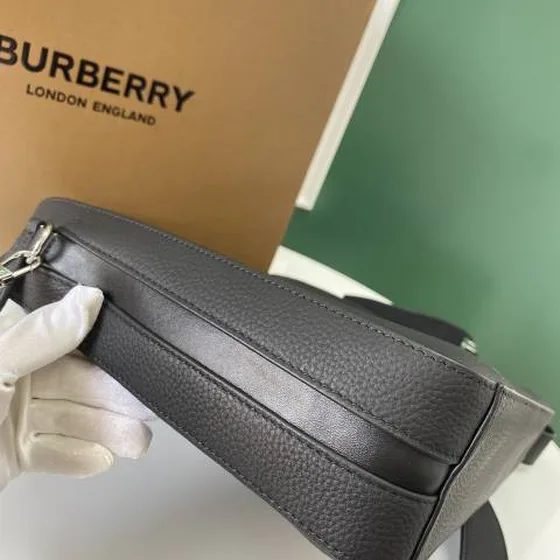 Burberry Maletín Dark gray piel business