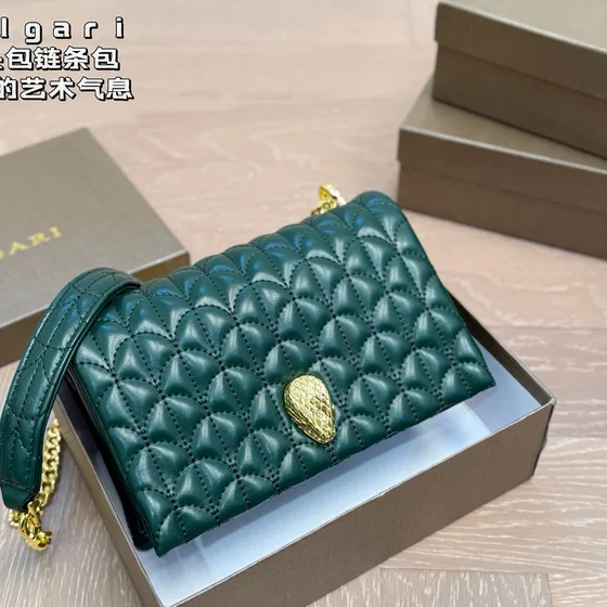 Bvlgari Serpenti Cabochon Bolso cruzado Negro Crossbody