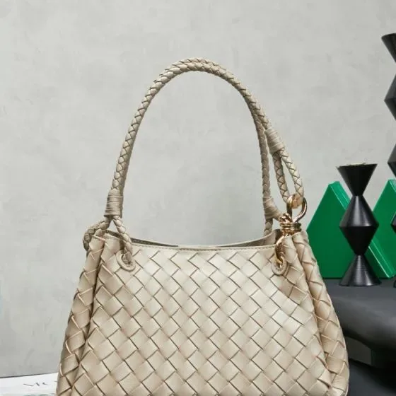 Bottega Veneta Parachute Beige Shoulder Bag