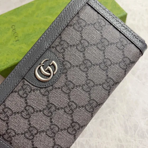 Gucci Ophidia Gg Continental Wallet Grey Wallet