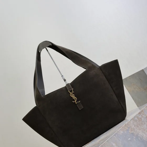 YSL Le 5 7 Tote Dark Brown Tote Bag