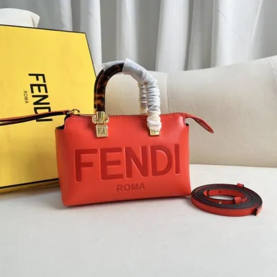Fendi By The Way Mini Red Top Handle