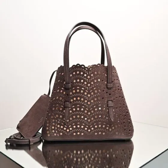 Burberry Mina 25 Small Bag Brown Top Handle