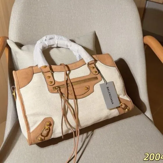Balenciaga City Beige Top Handle
