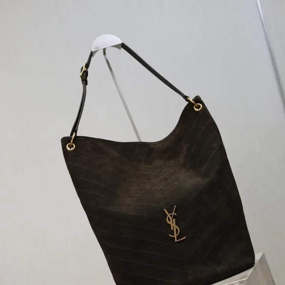 YSL Le Monogramme Hobo Dark Coklat Hobo