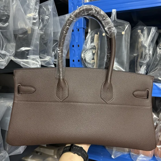Hermes Shoulder Birkin Dark Brown Top Handle