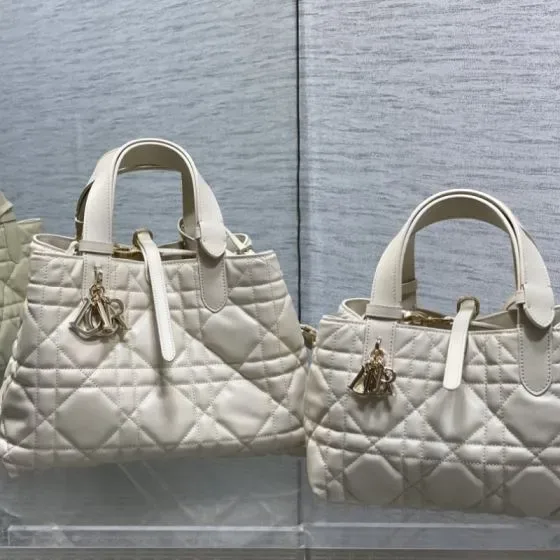 Dior Dior Toujours White Tote Bag