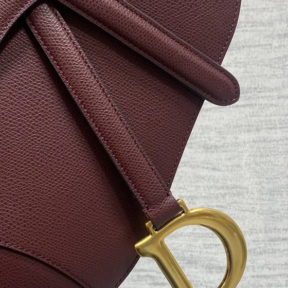 Dior Saddle Bag Bordo Omuz çantası