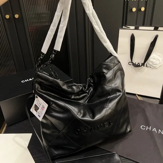 Hermes 22 Bag Medium Black 29 29cm Hobo