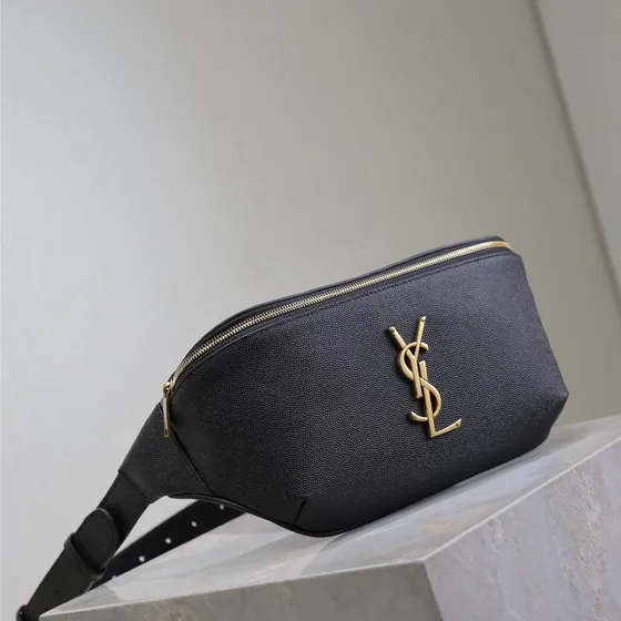 YSL Cassandre Belt Bag Black Belt Bag