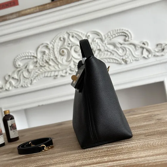 Hermes Kelly 2424 Preto Alça superior