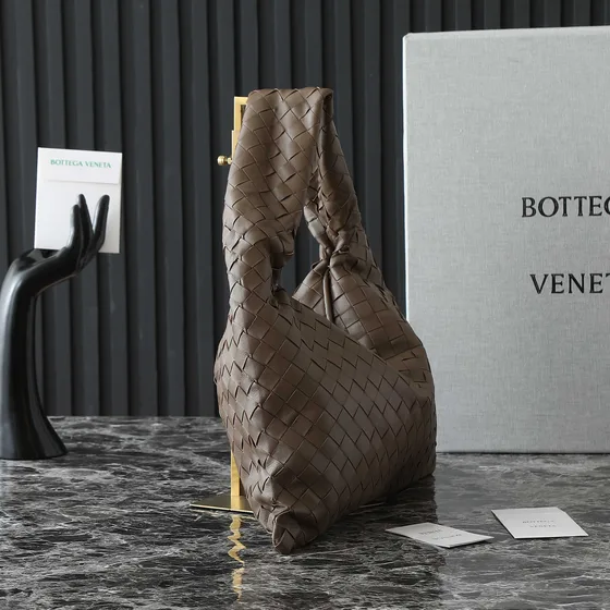 Bottega Veneta Small Hop Hobo Brown Hobo