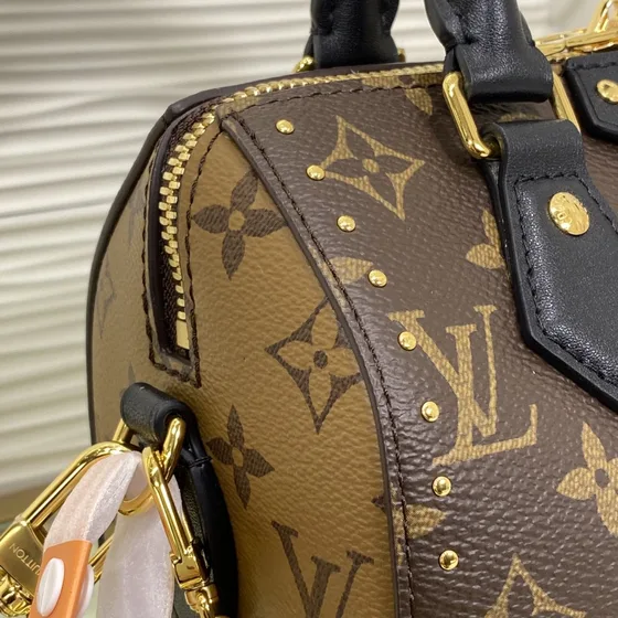 Louis Vuitton Speedy Trunk Brun 20cm Crossbody