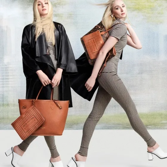Louis Vuitton Neverfull Brown Tote Bag