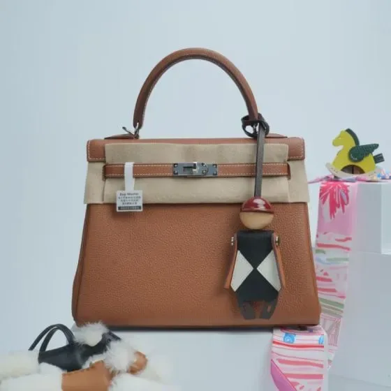 Hermes Kelly Coklat Top Handle