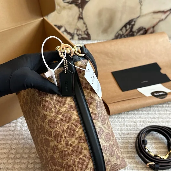 Coach Khaki/Marrón Crossbody
