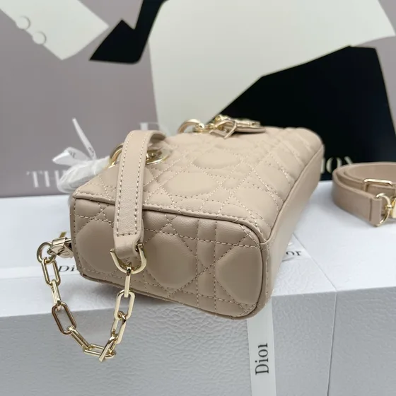 Dior Lady D-Joy Lyserød 22cm Tophåndtag