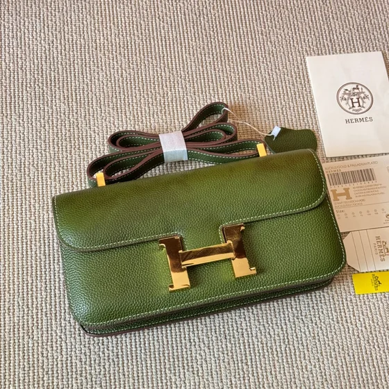 Hermes Constance Olive Green Crossbody
