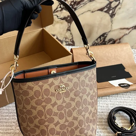 Coach Khaki/Marrón Crossbody