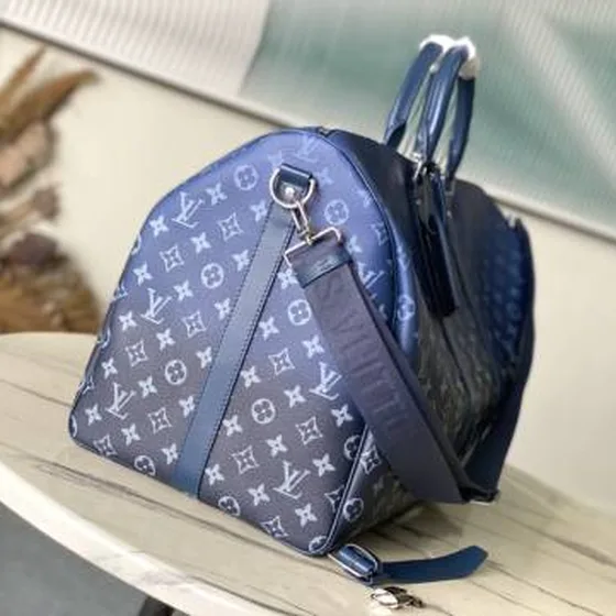 Louis Vuitton Keepall Blue Monogram travel