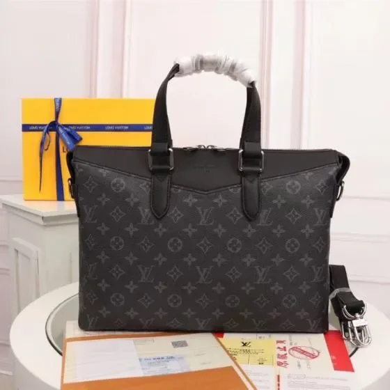 Louis Vuitton Briefcase Explorer Black Top Handle