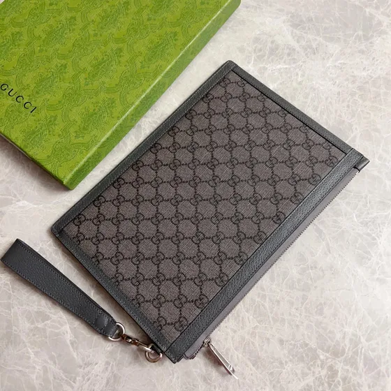 Gucci Gg Marmont Estuche Negro Riñonera