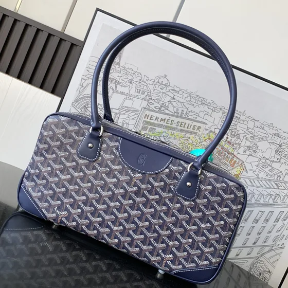 Goyard Saint Martin Bag كحلي أزرق Top Handle