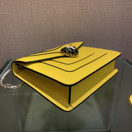 Bvlgari Serpenti Forever Crossbody Bag Yellow Crossbody