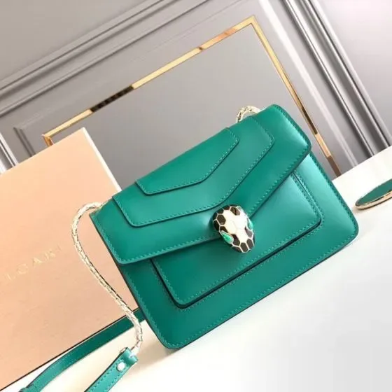 Bvlgari Serpenti Forever Emerald Green Crossbody