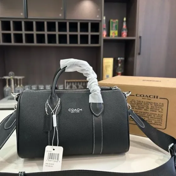 Coach Gotham Duffle 24 Black Top Handle