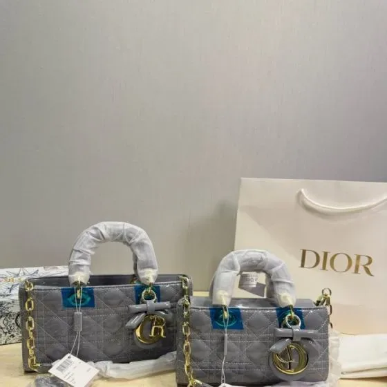 Dior Lady D-Joy Gray Tophåndtag