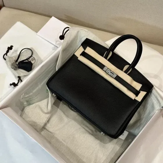 Hermes Birkin Black Top Handle