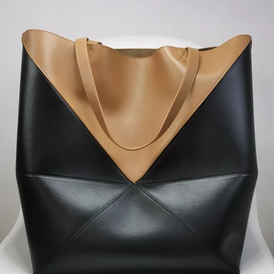 Loewe Puzzle Fold Tote Sort And Warm Desert Shoppertasketur