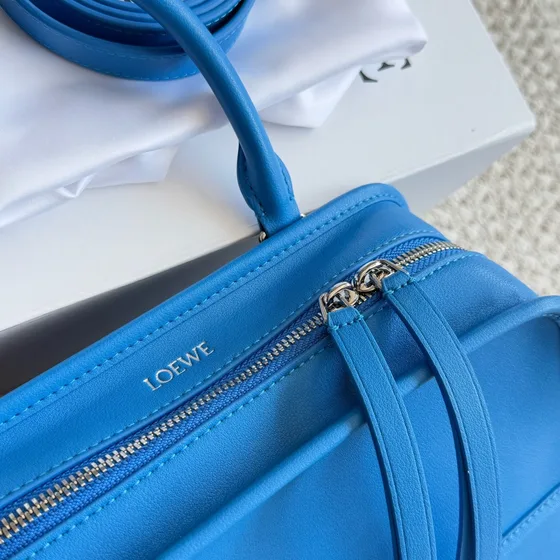 Loewe Crossbody Top Handle Bag Blue Top Handle