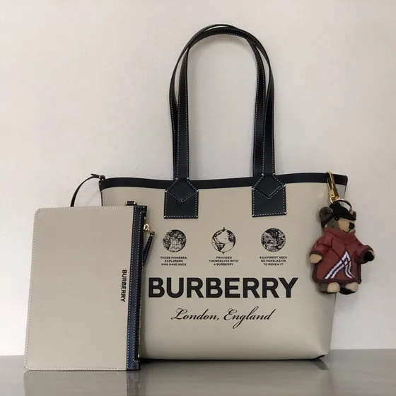 Burberry London Tote Beige Shoppertasketur