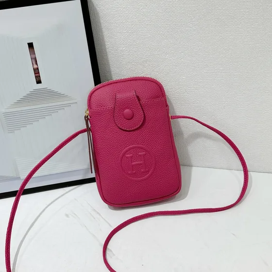 Hermes Phone Crossbody Etui Brun Crossbody