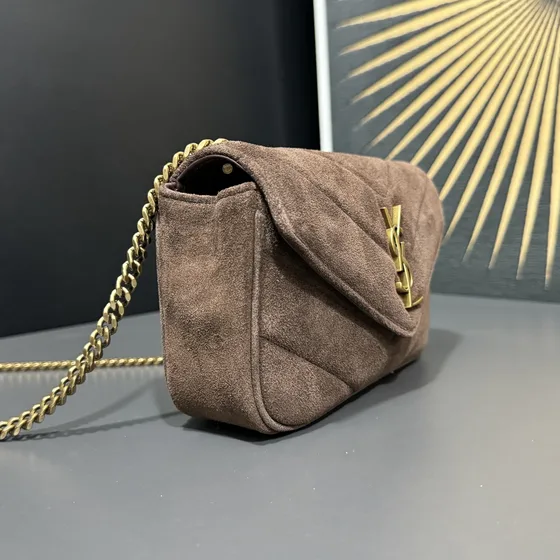 YSL Cassandre Brown Crossbody