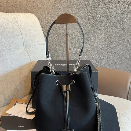 Coach Mini Town Bucket Bag Brown Shoulder Bag