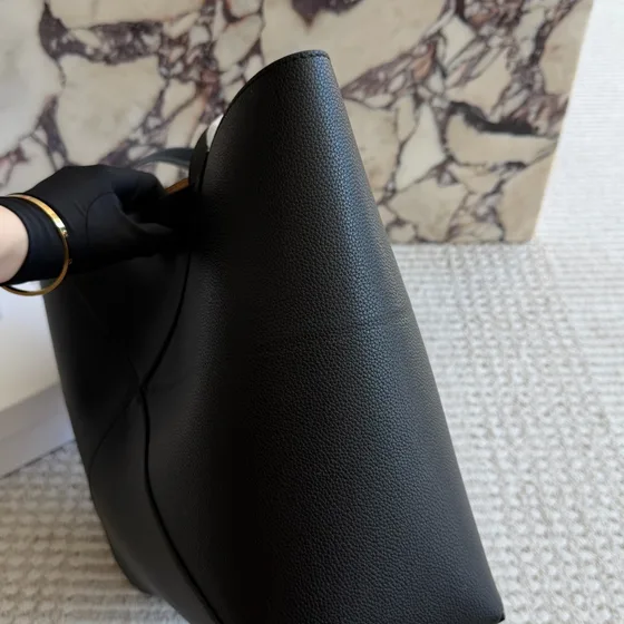 Loewe Puzzle Fold Tote Nero Borsa tote