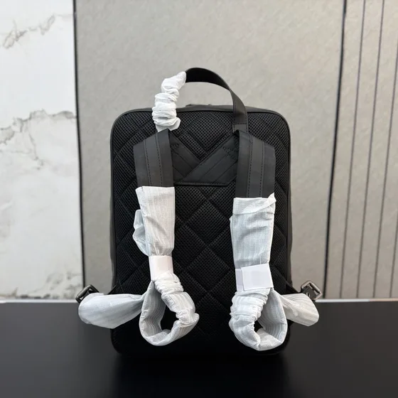 Bottega Veneta Intrecciato Leder Rucksack Schwarz Rucksack