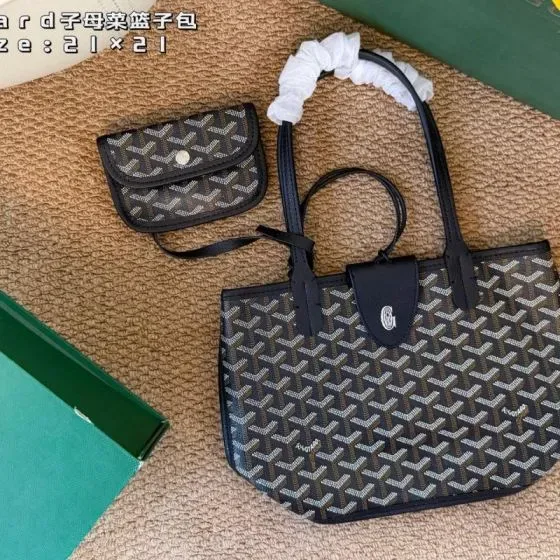 Goyard Anjou Mini Black 21 21 Tote Bag