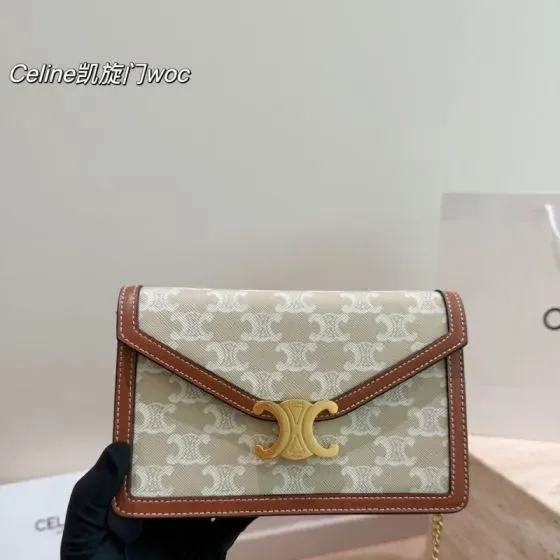 Celine Triomphe Woc Beige/Brun Woc